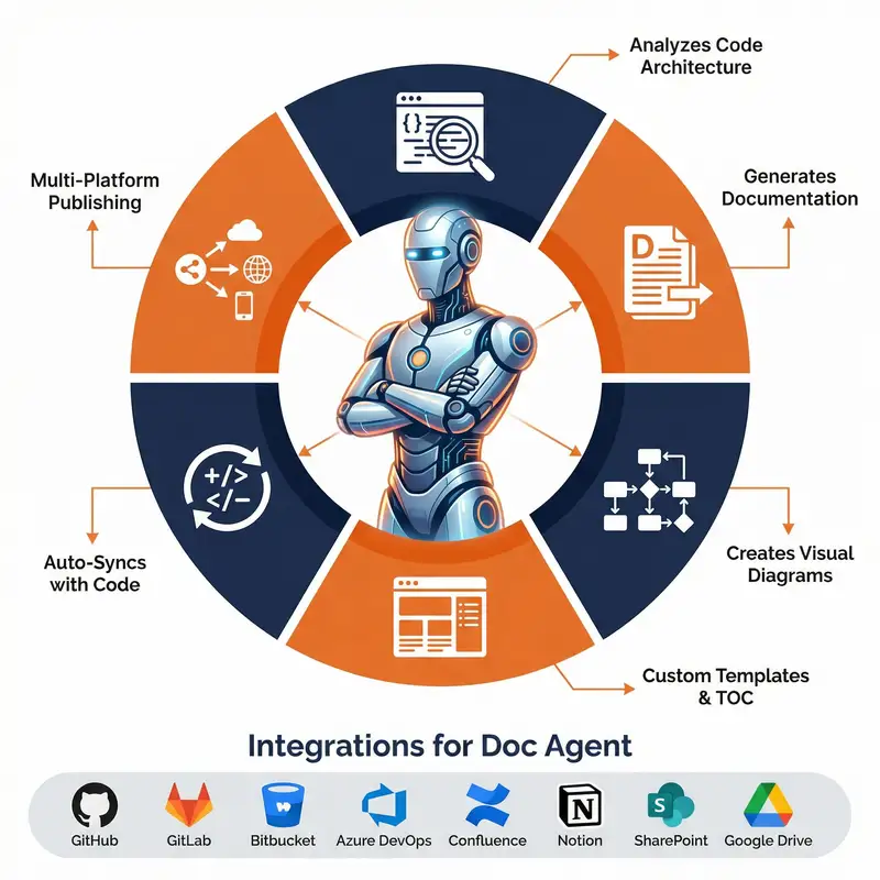 DOC Agent overview — automated AI documentation engine by ideyaLabs AiLabs